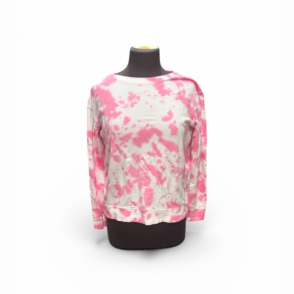 June and Delancey Pink Tie-Dye Sweatshirt | Size Medium